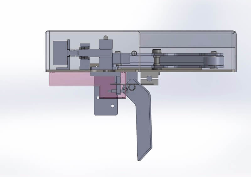 駐輪ロック機構図面